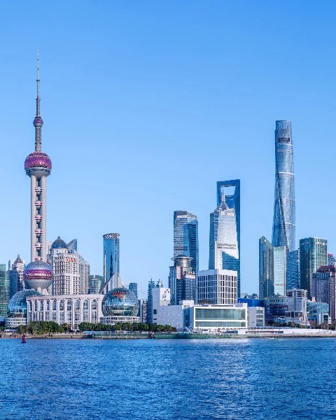 Skyscrapers in Shanghai China